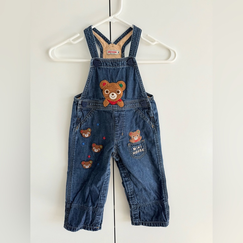MikiHouse Denim Overalls (Japanese)